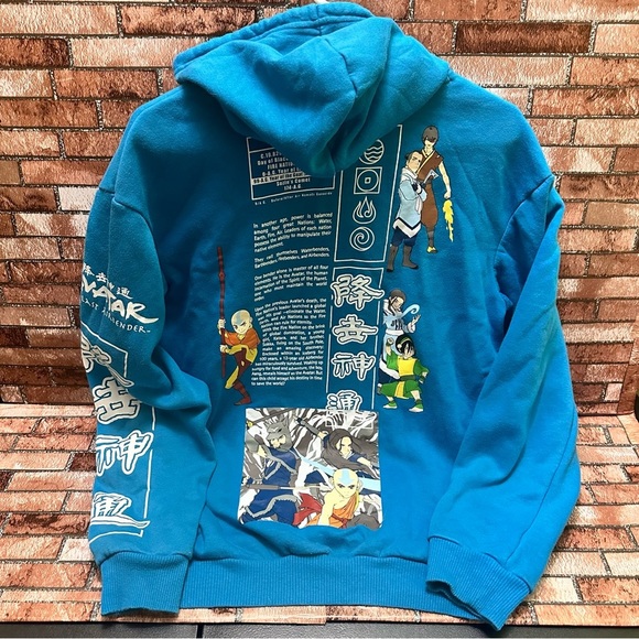 Nickelodeon Avatar The Last Airbender Hoodie Sweatshirt Size M - Picture 2 of 9